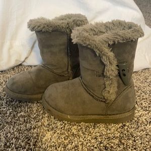 Toddler Grey Boots